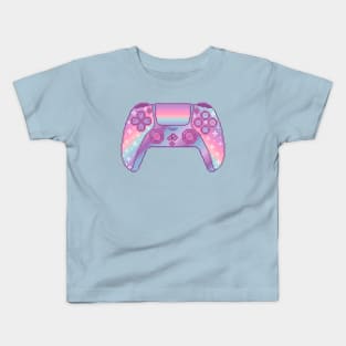 Playstation 5 Controller Pixel Art Kids T-Shirt